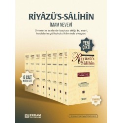 Riyazüs Salihin - Sempatik Boy Karton Kapak - (8 cilt - 11 x 18 Ebat ) - İmam Nevevi