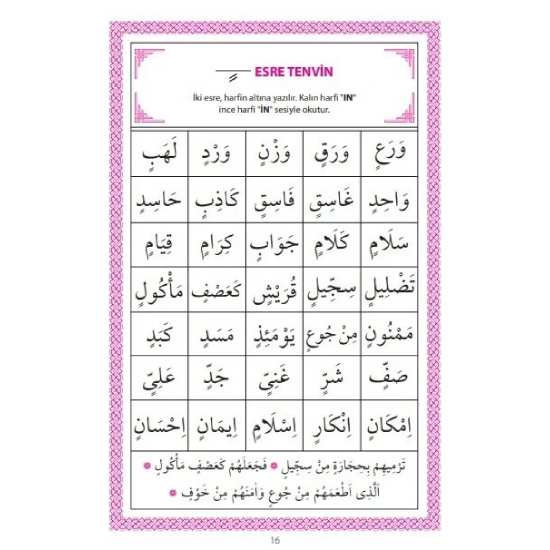 Kur'an-ı Kerim Elifbası - Ali Hüsrevoğlu