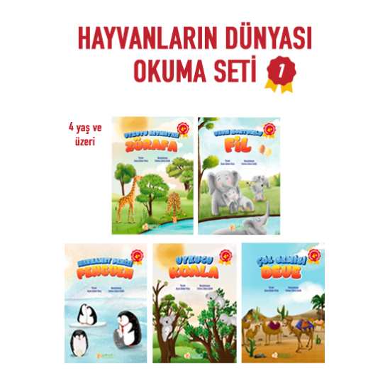 Hayvanların Dünyası Okuma Seti - 1 - Ayşe Şeker Kılıç