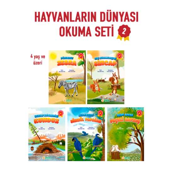 Hayvanların Dünyası Okuma Seti - 2 - Ayşe Şeker Kılıç