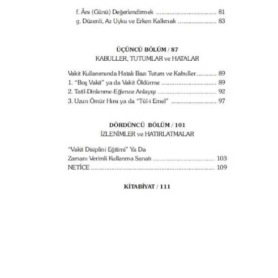 Vakit Disiplini - Prof. Dr. Özcan Hıdır